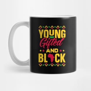 Young Gifted & Black African Pride Black History Mug